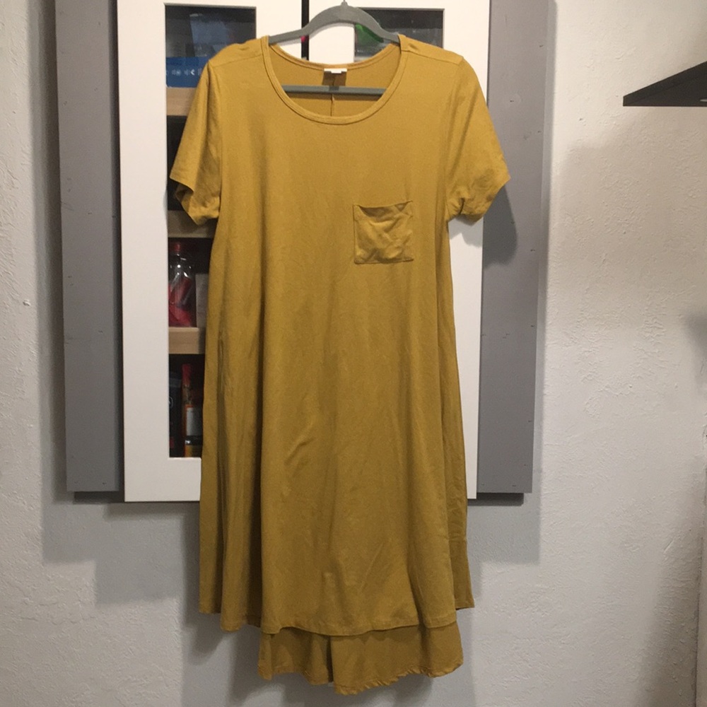 Lularoe Mustard Carly Size Medium